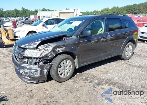 2018 Dodge Journey Se from USA, damaged, VIN 3C4PDCAB6JT182960